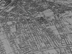 Tikrit city iraq 30km 3D Model