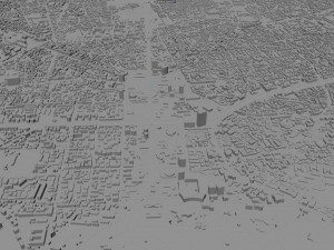 Tirana city albania 20km Model 3D
