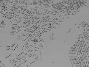Toledo city ohio usa 40km 3D Model