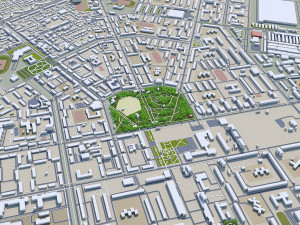 Tolyatti city russia 60km 3D Model