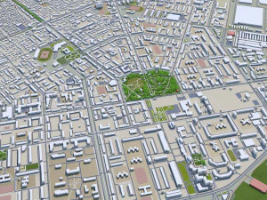 Tolyatti city russia 60km 3D Model