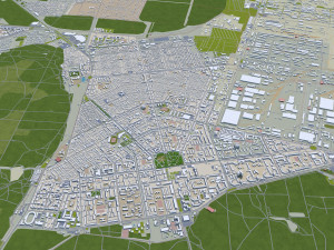 Tolyatti city russia 60km Modèle 3D