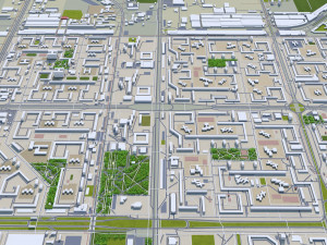 Tolyatti city russia 60km Modèle 3D