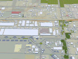 Tolyatti city russia 60km 3D Model