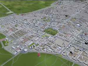 Tolyatti city russia 60km Modèle 3D
