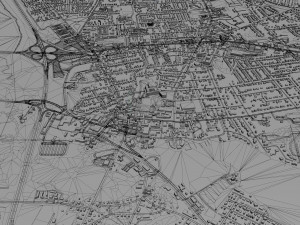 Toms river city new jersey usa 60km 3D Model