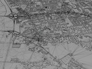 Toms river city new jersey usa 60km 3D Model