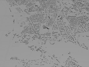 Toms river city new jersey usa 60km 3D Model