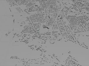 Toms river city new jersey usa 60km 3D Model