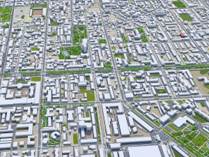 Tomsk city russia 60km 3D मॉडल