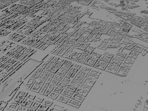 Torino and turin city italy 30km 3D 모델