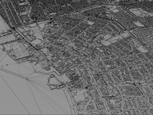 Torrance city california usa 30km 3D Model
