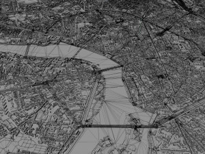 Toulouse city france 30km Model 3D