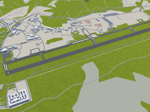Tuzla city bosnia and herzegovina 30km 3D Model