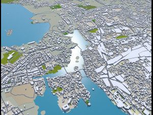 Udaipur city india 30km Modèle 3D