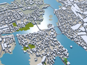 Udaipur city india 30km Modèle 3D