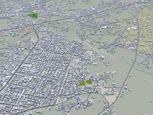 Udaipur city india 30km Modèle 3D
