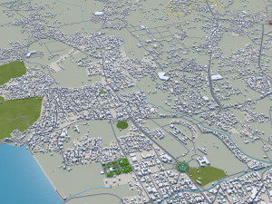 Udaipur city india 30km Modèle 3D