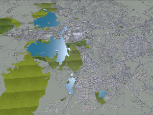 Udaipur city india 30km Modèle 3D