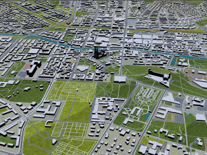 Uppsala city sweden 40km Modèle 3D