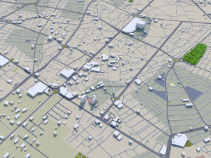 Urmia city iran 40km 3D Model