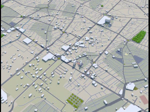Urmia city iran 40km 3D Model