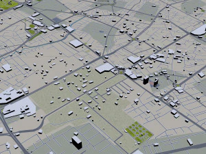 Urmia city iran 40km 3D Model