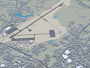 Vadodara city india 30km 3D Model