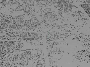 Vadodara city india 30km 3D Model