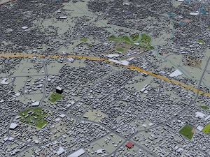 Vadodara city india 30km 3D-Modell
