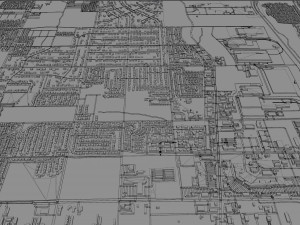 Victorville and hesperia city california usa 70km Model 3D