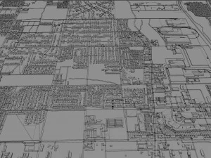 Victorville and hesperia city california usa 70km 3D Model