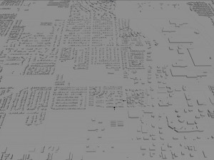 Victorville and hesperia city california usa 70km Model 3D
