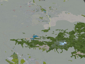Victorville and hesperia city california usa 70km Model 3D