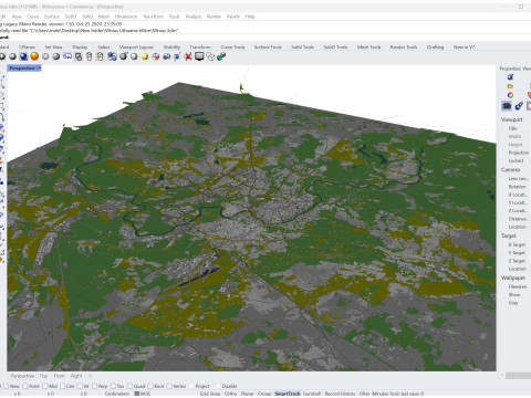 Vilnius city lithuania 60km Modèle 3D