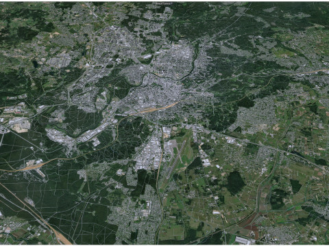 Vilnius city lithuania 60km Modèle 3D