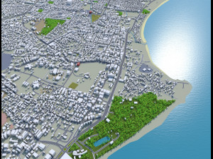 Visakhapatnam city india 80km Modèle 3D