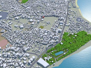 Visakhapatnam city india 80km Modèle 3D