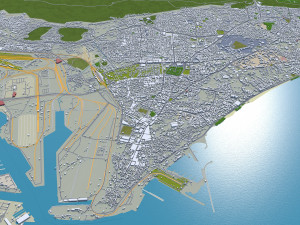 Visakhapatnam city india 80km Modèle 3D