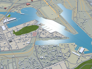 Visakhapatnam city india 80km Modèle 3D