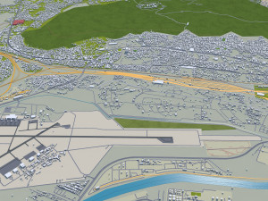 Visakhapatnam city india 80km Modèle 3D