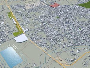 Visakhapatnam city india 80km Modèle 3D