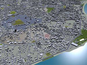 Visakhapatnam city india 80km Modèle 3D