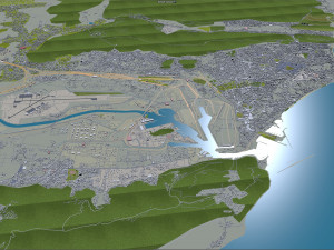 Visakhapatnam city india 80km Modèle 3D