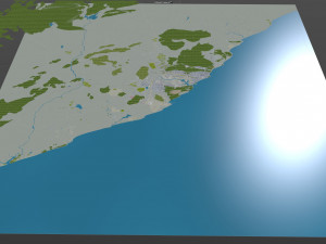 Visakhapatnam city india 80km Modèle 3D