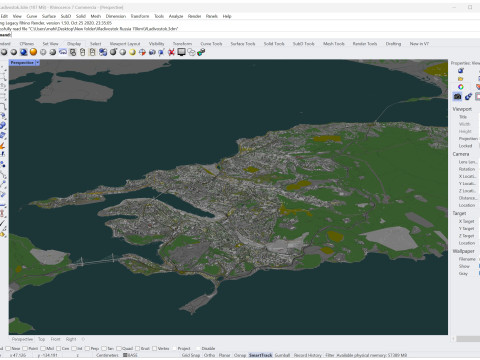 Vladivostok city russia 70km Modelo 3D