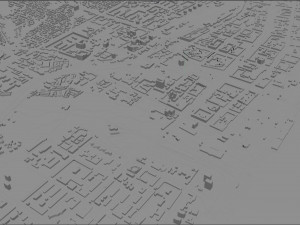 Volgograd city russia 90km 3D Model