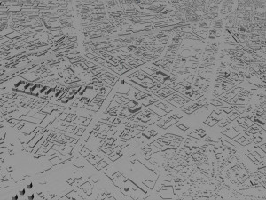 Voronezh city russia 60km 3D Model