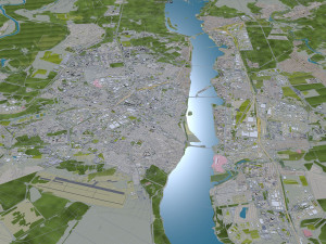 Voronezh city russia 60km 3D Model