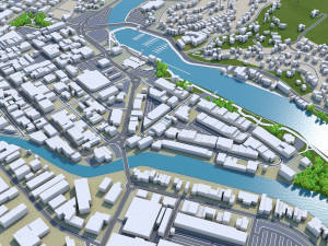 Whangarei city new zealand 30km Model 3D